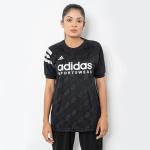 Ad*das Black custom 3 stripes